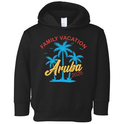 Aruba Family Vacation 2025 Family Vacation Souvenir Summer Toddler Hoodie