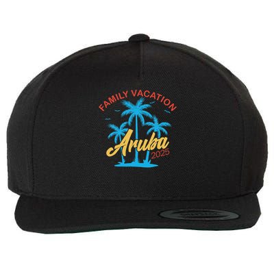 Aruba Family Vacation 2025 Family Vacation Souvenir Summer Wool Snapback Cap