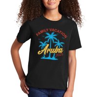 Aruba Family Vacation 2025 Family Vacation Souvenir Summer Kids T-Shirt