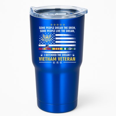 American Flag Veterans Day Patriotic Vietnam Veteran Grandpa Gift Tumbler