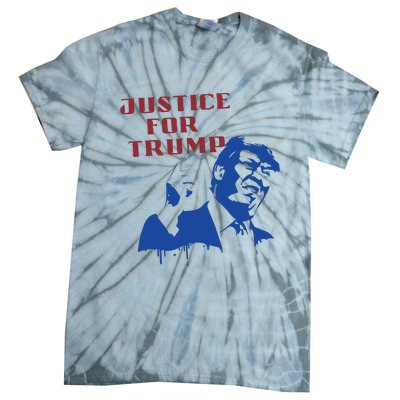 American Flag Vintage Trump 2024 Tie-Dye T-Shirt