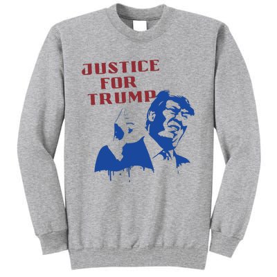 American Flag Vintage Trump 2024 Tall Sweatshirt