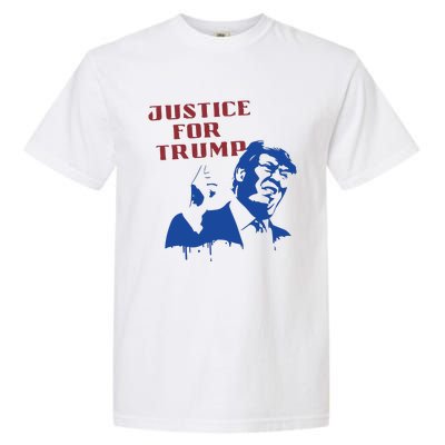 American Flag Vintage Trump 2024 Garment-Dyed Heavyweight T-Shirt