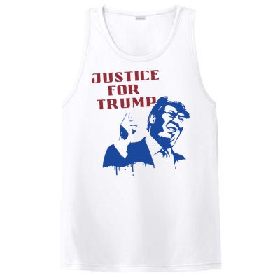 American Flag Vintage Trump 2024 PosiCharge Competitor Tank