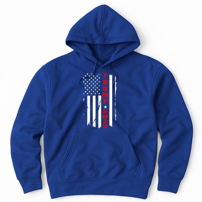 American Flag Vintage Trump 2024 Hoodie