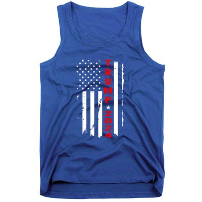 American Flag Vintage Trump 2024 Tank Top