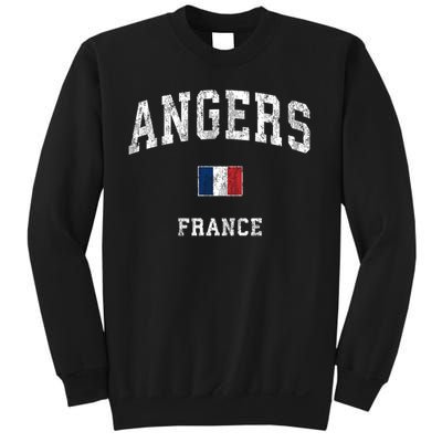 Angers France Vintage Athletic Sports Sweatshirt