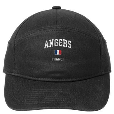 Angers France Vintage Athletic Sports 7-Panel Snapback Hat