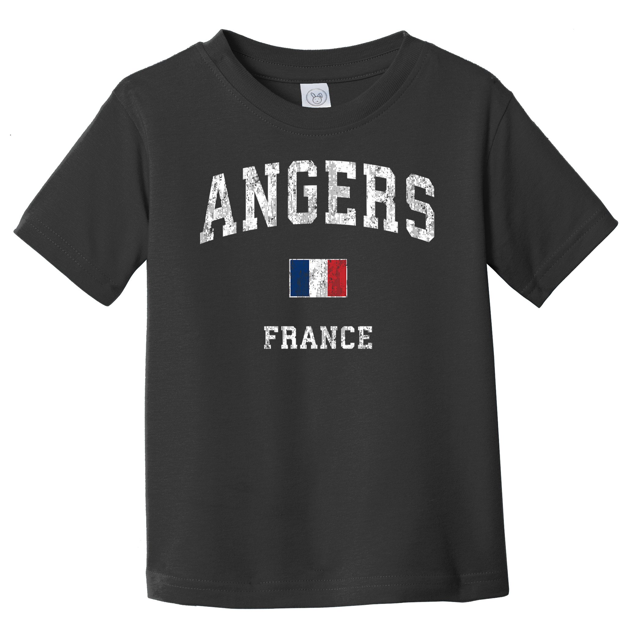Angers France Vintage Athletic Sports Toddler T-Shirt