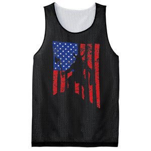 American Flag Viking By Blood Axe Norse Mythology Valhalla Mesh Reversible Basketball Jersey Tank