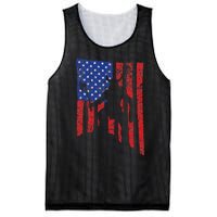 American Flag Viking By Blood Axe Norse Mythology Valhalla Mesh Reversible Basketball Jersey Tank