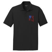 American Flag Viking By Blood Axe Norse Mythology Valhalla PosiCharge RacerMesh Polo