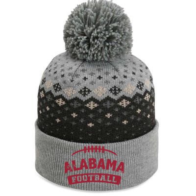 Alabama Football Vintage Distressed The Baniff Cuffed Pom Beanie