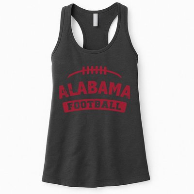 Alabama Football Vintage Distressed Womens Tank Top