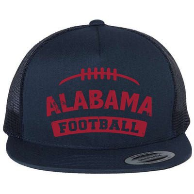 Alabama Football Vintage Distressed Flat Bill Trucker Hat