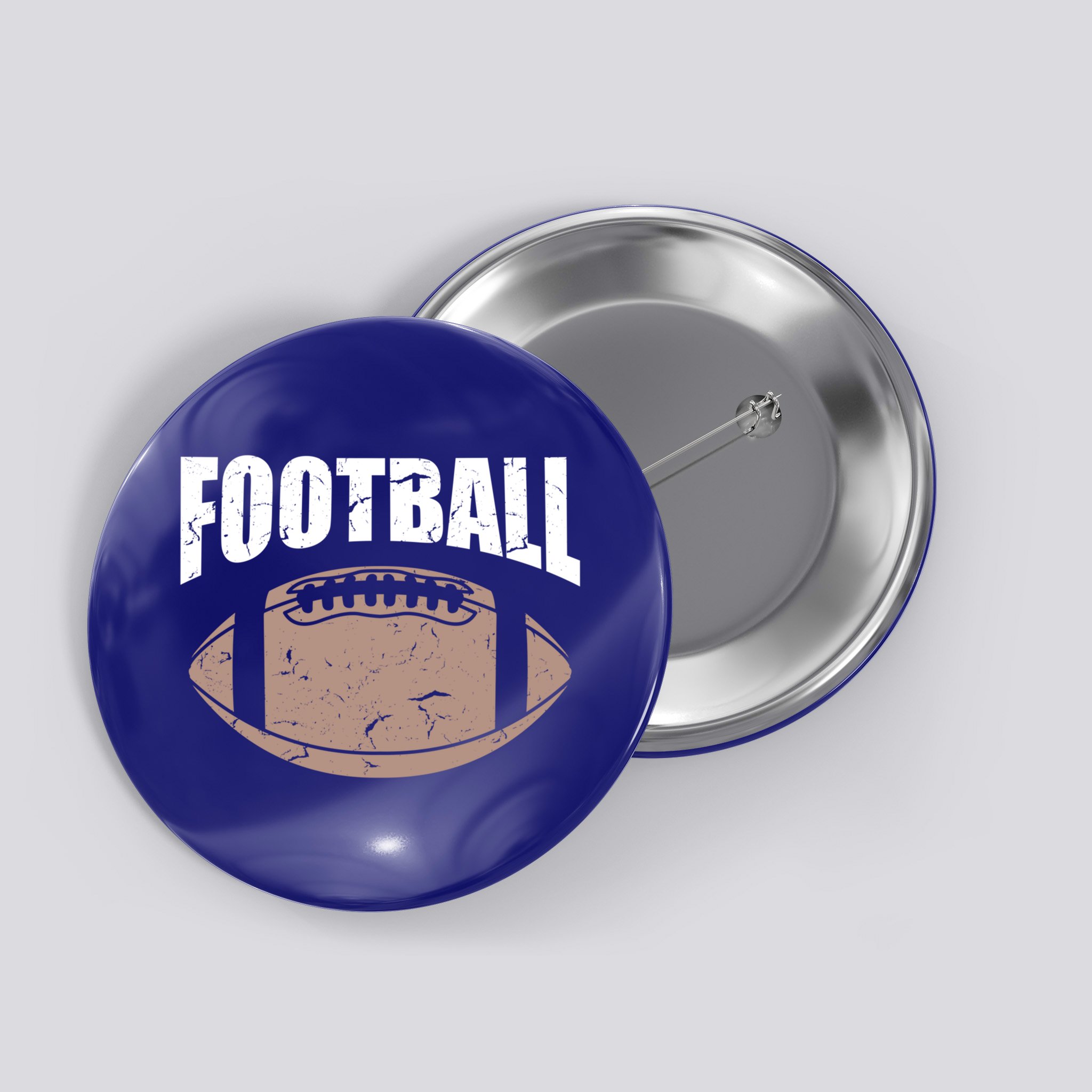 American Football Vintage Player Sports Cool Gift Button