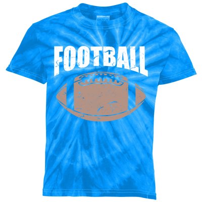 American Football Vintage Player Sports Cool Gift Kids Tie-Dye T-Shirt