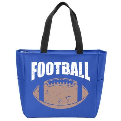 American Football Vintage Player Sports Cool Gift Zip Tote Bag