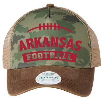 Arkansas Football Vintage Distressed Legacy Tie Dye Trucker Hat