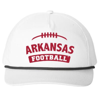 Arkansas Football Vintage Distressed Snapback Five-Panel Rope Hat