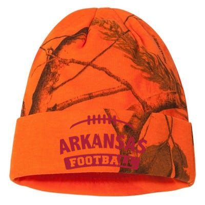 Arkansas Football Vintage Distressed Kati Licensed 12" Camo Beanie