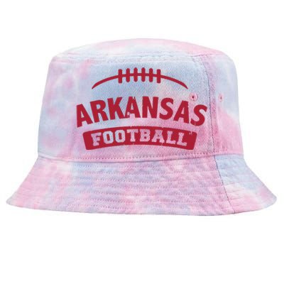 Arkansas Football Vintage Distressed Tie-Dyed Bucket Hat