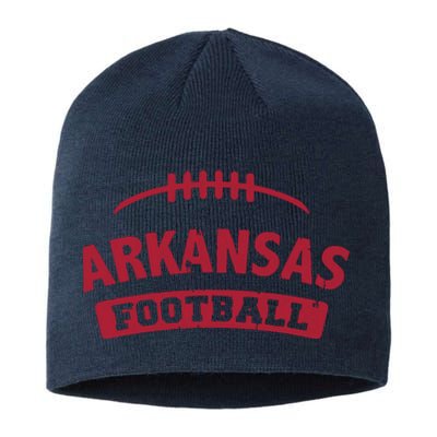 Arkansas Football Vintage Distressed Sustainable Beanie