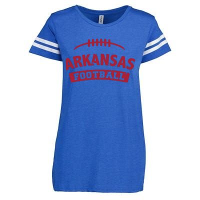 Arkansas Football Vintage Distressed Enza Ladies Jersey Football T-Shirt