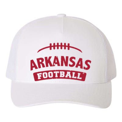 Arkansas Football Vintage Distressed Yupoong Adult 5-Panel Trucker Hat