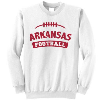 Arkansas Football Vintage Distressed Sweatshirt