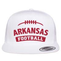 Arkansas Football Vintage Distressed Flat Bill Trucker Hat