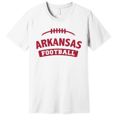 Arkansas Football Vintage Distressed Premium T-Shirt