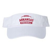 Arkansas Football Vintage Distressed Valucap Bio-Washed Visor