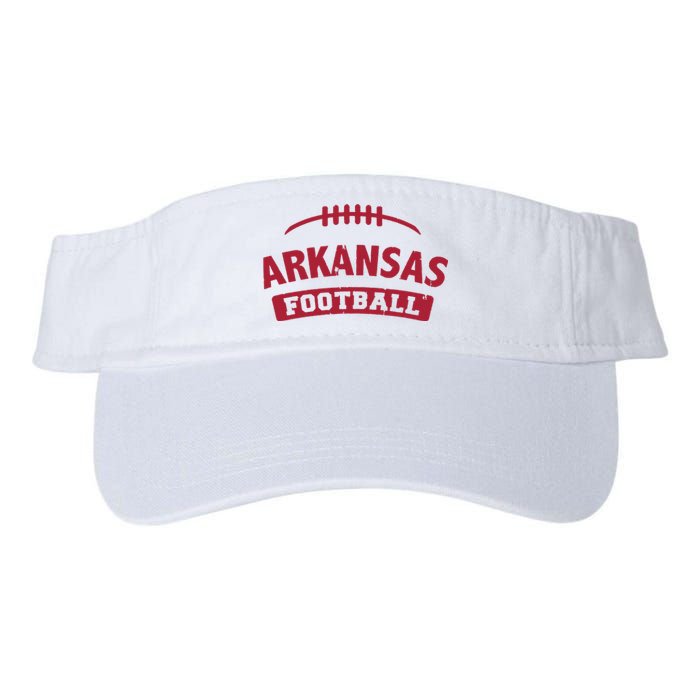 Arkansas Football Vintage Distressed Valucap Bio-Washed Visor