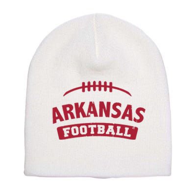 Arkansas Football Vintage Distressed Short Acrylic Beanie