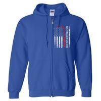 American Flag Welding Papa Fathers Day Best Welder Dad Ever Great Gift Full Zip Hoodie