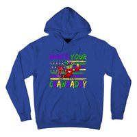 American Flag Whos Your Crawdaddy Crawfish Mardi Gras Gift Hoodie