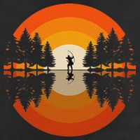 Archery Forest Woods Silhouette Bowman Bow Arrow Archer Beanie