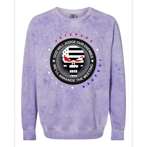 Armed Forces Well Arrange The Meeting Design Colorblast Crewneck Sweatshirt