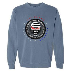 Armed Forces Well Arrange The Meeting Design Garment-Dyed Sweatshirt