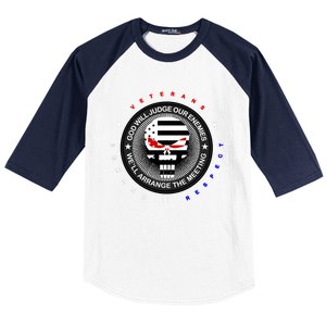 Armed Forces Well Arrange The Meeting Design Baseball Sleeve Shirt