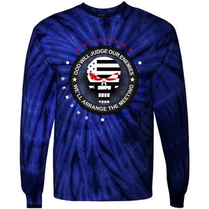 Armed Forces Well Arrange The Meeting Design Tie-Dye Long Sleeve Shirt