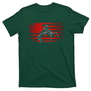 American Flag Wrestling   Wrestling  T-Shirt