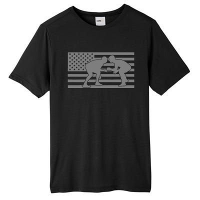 American Flag Wrestling Apparel  Wrestling  Tall Fusion ChromaSoft Performance T-Shirt