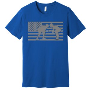 American Flag Wrestling Apparel  Wrestling  Premium T-Shirt