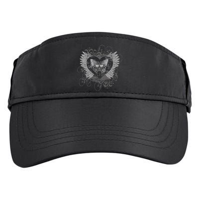 Aesthetic Fairy Wings Heart Alt Butterfly Grunge Adult Drive Performance Visor