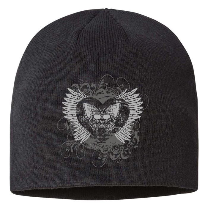 Aesthetic Fairy Wings Heart Alt Butterfly Grunge Sustainable Beanie