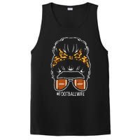 American Football Wife Leopard Bun Family Matching  PosiCharge Competitor Tank