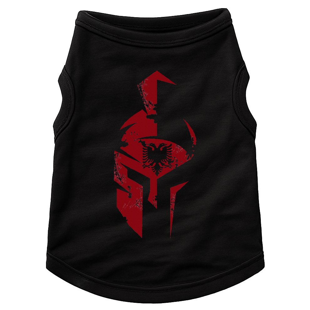 Albanian Flag Warrior Shqip Shqiponja Albanian Eagle Doggie Tank