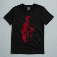 Albanian Flag Warrior Shqip Shqiponja Albanian Eagle T-Shirt